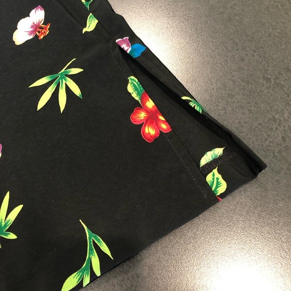 Vintage Casual Hawaiian Button Shirt Skorts Culotte Two Piece Outfit Set USA - Picture 12 of 16